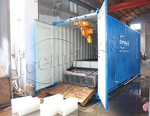 RefComp Compressor 31.25KW 8T Container Block Ice Machine Afneembaar voor haven en kade