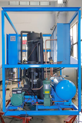 Professionele 1 ton tube-ijsmachine voor landbouwbedrijven 1920*1550*2150mm roestvrij staal