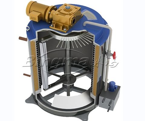 Machine voor het maken van industriële ijsvlokken met een hoge productiviteit 10T/24H voor de visserij op zeevruchten