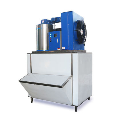 Industriële ijsplatenmachine voor de visserij 1T/24H Koelmiddel voor landbouwbedrijven R404A/R22