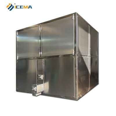 Industrial Cube Ice Making Machine met een dagelijkse uitstoot van 2 ton en een nominale stroom van 15 A