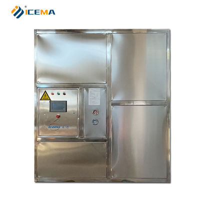 Industrial Cube Ice Making Machine met een dagelijkse uitstoot van 2 ton en een nominale stroom van 15 A