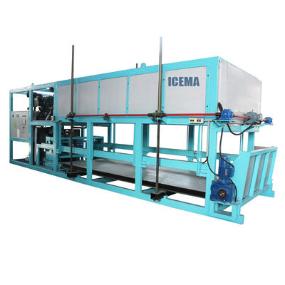 10 ton ijsmachine voor industriële directe koeling 61.4A nominale stroom 60 kg ijsopslag