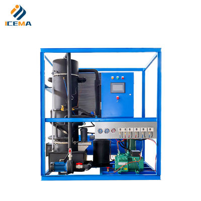 Top commerciële 1 ton ijsmaker met Bitzer compressor en R404A koelmiddel