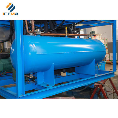 Top commerciële 1 ton ijsmaker met Bitzer compressor en R404A koelmiddel