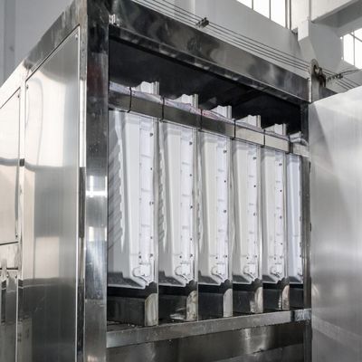 10 ton ijsmachine met aanpasbare automatische verpakking en 22x22x22 mm kubus ijs grootte
