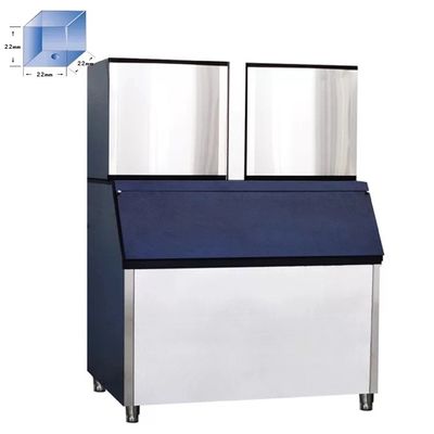 Emerson Compressor ICEMA Automatische 1 ton ijsblokjes maken machine voor de ijsproductie