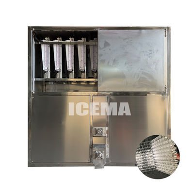 ICEMA 2T/24H ijsmachine automatische ijsblokjesmachine voor ijsfabrieken