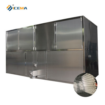 Goede prijs 350 kg ijsopslagcapaciteit 5 ton Industrial Ice Cube Maker Machine voor onderhoud op locatie online