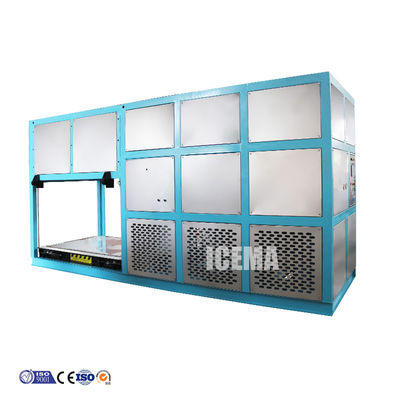 Energiebesparende 3T industriële ijstblokmachine met 380V/3P/50hz stroomtoevoer