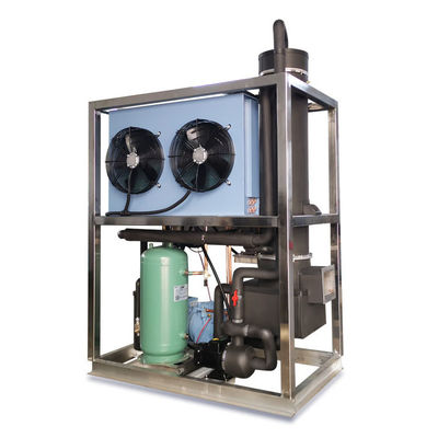 Goede prijs 1 ton industriële ijstbuismachine met 8,9 kW koelcapaciteit en betaalbare prijs online