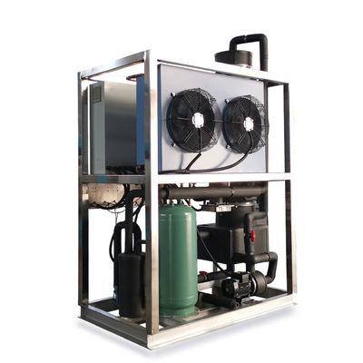 1 ton industriële ijstbuismachine met 8,9 kW koelcapaciteit en betaalbare prijs