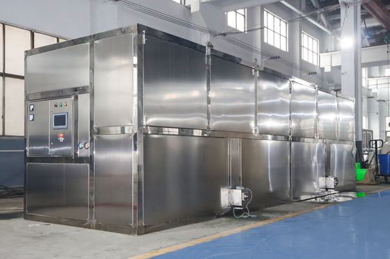 10 ton ijsmachine met aanpasbare automatische verpakking en 22x22x22 mm kubus ijs grootte