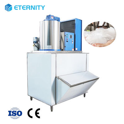 kopen Commerciële elektrische ijsmachine voor sneeuwvlokken met watergekoelde ijsvlokkenmachine industriële 30 ton voor scheepvaart visserij restaurant online manufacture