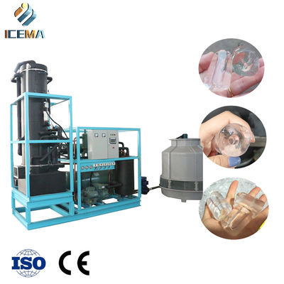 kopen ICEMA 25T/24H Industrial Tube Ice Machine with 21mm/24mm/28mm/34mm Tube Ice and -8 ℃ Temperature for High Efficiency Cooling online manufacture