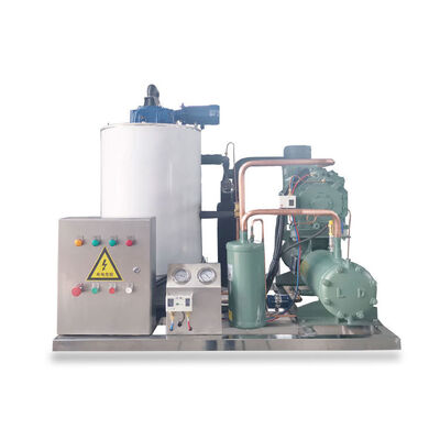 kopen Automatische Zeewater Vlok Ijsmachine 1 Ton Commercieel Voor Voedsel Viskwekerij online manufacture