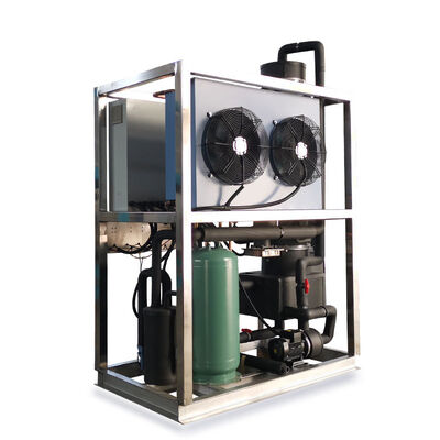 kopen Industriële drankwaren 1 ton per dag ronde ijstmachine buis ijstmachine machine voor ijstfabriek gebruik online manufacture