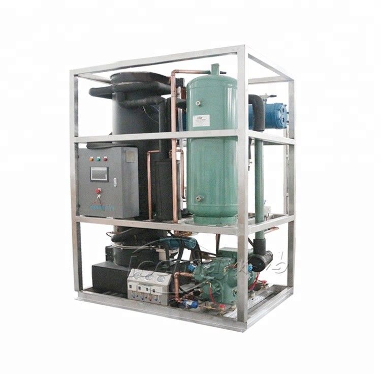 Industriële buis-ijsmachine 3T/dag CE commerciële buis-ijsmachinesysteem voor vers bewaren