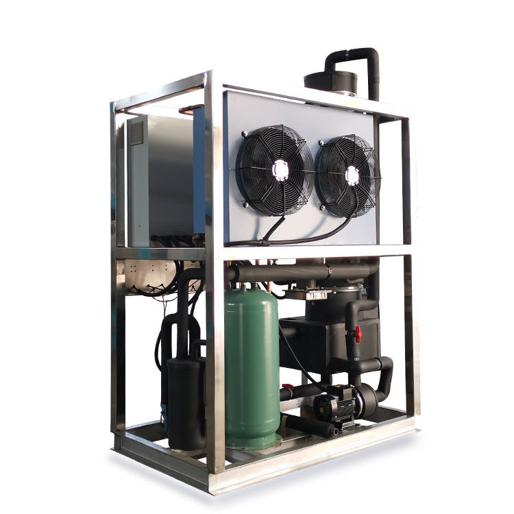Hoogwaardige ijstbuismachine 1 ton/24 uur kleine buisvormige ijsmachine voor cola/koffie/drank