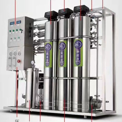 Fabrieksdirect Hoogwaardige 1000L/H waterreiniger Filtermachine Omgekeerde osmose Waterreiniger voor het maken van ijs/water
