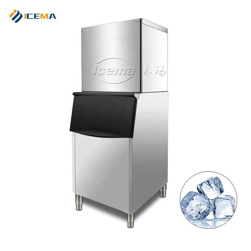 200kg 300kg 400kg 500kg ICEMA IJsknobelmachine 760*830*1780mm Ijs Grootte 22x22x22mm