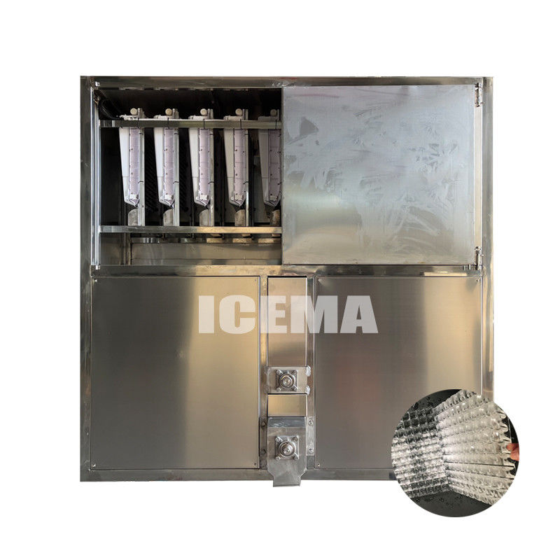 ICEMA 2T/24H ijsmachine automatische ijsblokjesmachine voor ijsfabrieken