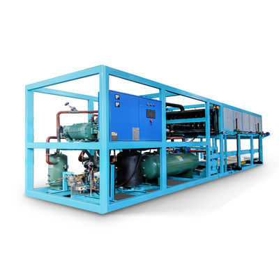 Goede prijs Direct koelblok ijsmachine met 1 koelvloeistof R22 / R404A IJsschimmel Grootte 380*180*1000mm 6450*2360*2530mm online