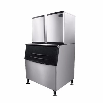 Commerciële kubusijsmachine 60kg-1200kg 24u output industriële kwaliteit